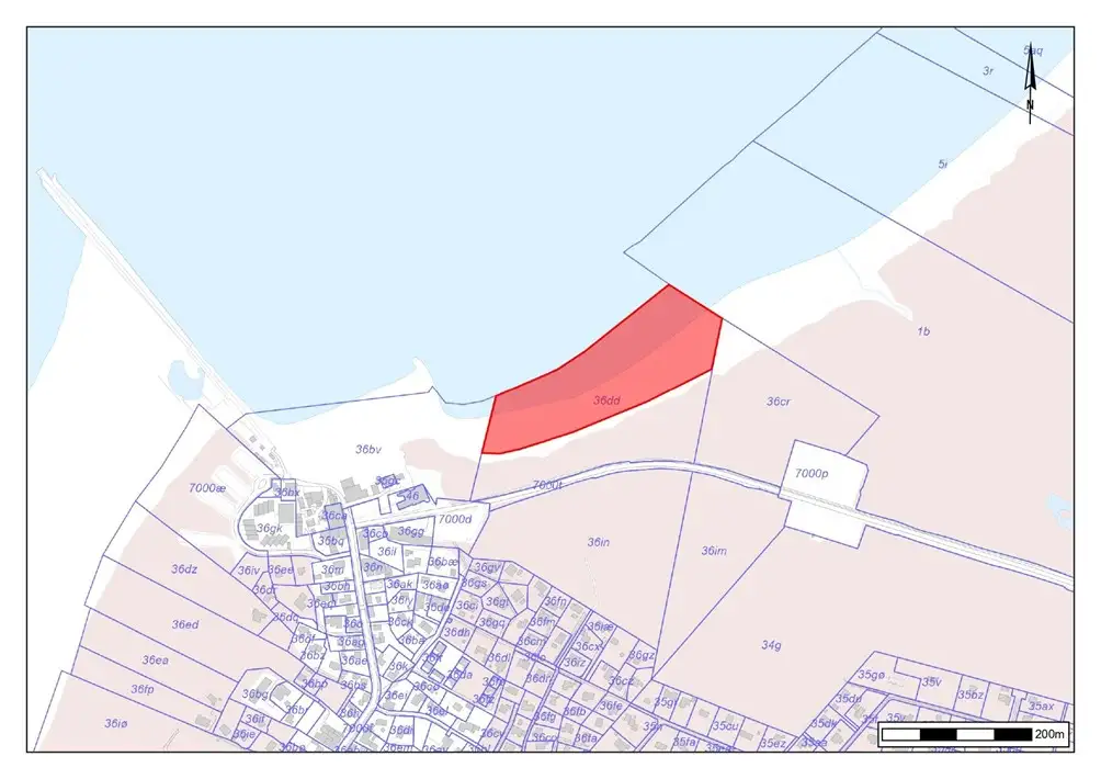 Markering af projektomr&aring;det